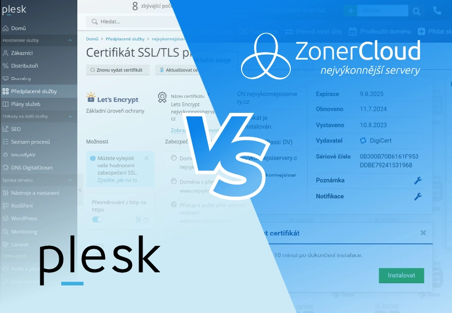 PLESK opět výrazně zdražuje, ZonerCloud nabízí alternativu